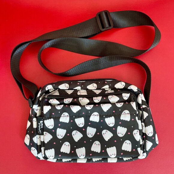 NWOT Em and Sprout Ghost Puffer Crossbody Bag - Picture 3 of 5